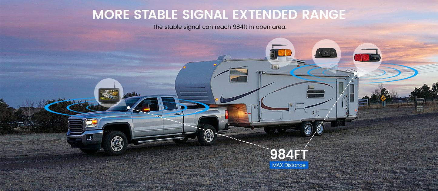 EW-2503KIT Marker Light Wireless Backup Camera System