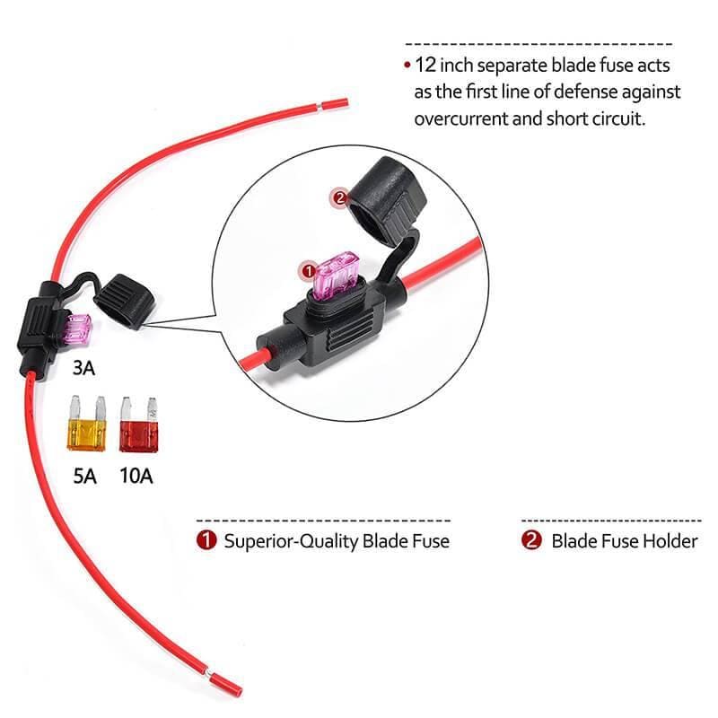 12 Volt Power Adapter for GM Chevrolet Buick Cigarette Lighter Power Plug