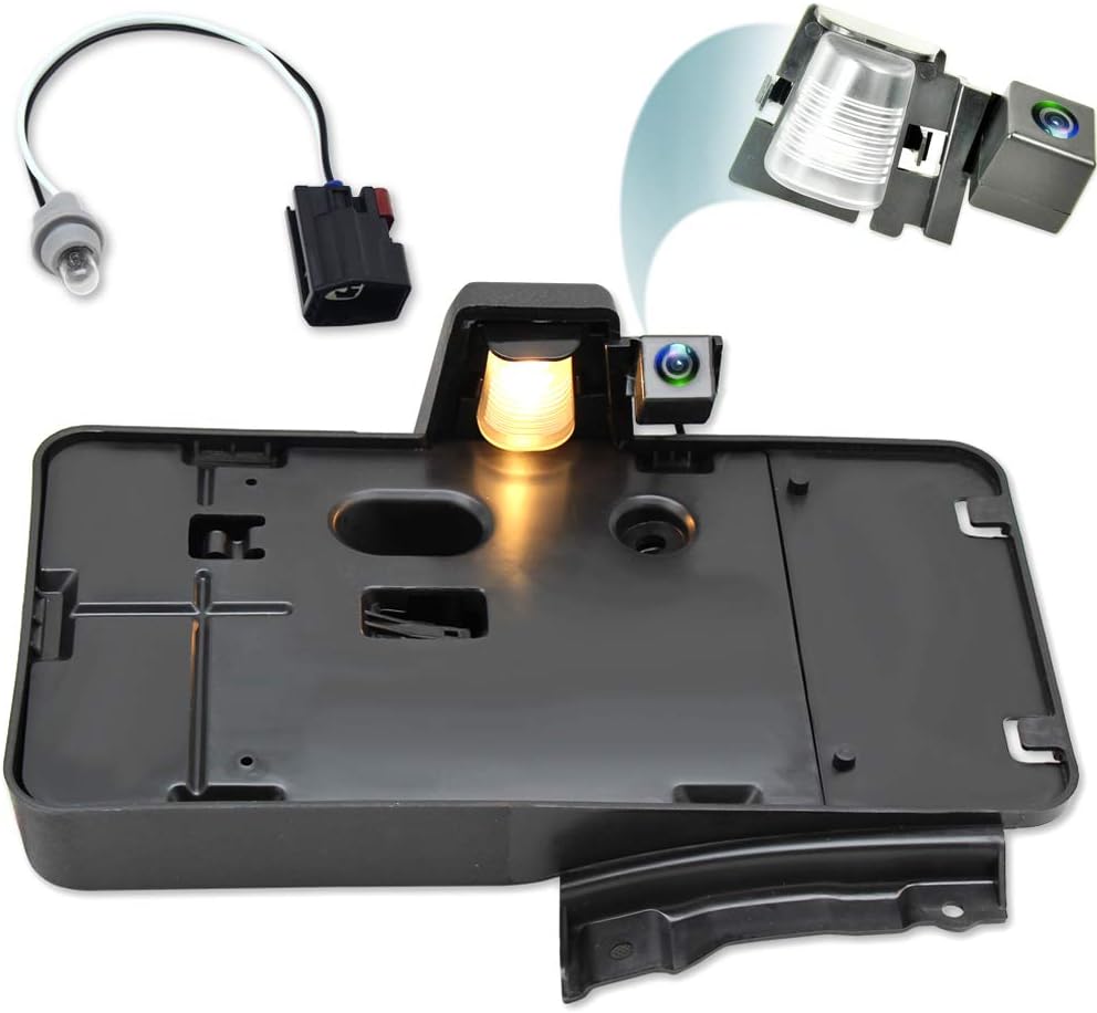 Caméra de recul EW-004KIT pour plaque d'immatriculation avec feu de gabarit pour Jeep Wrangler