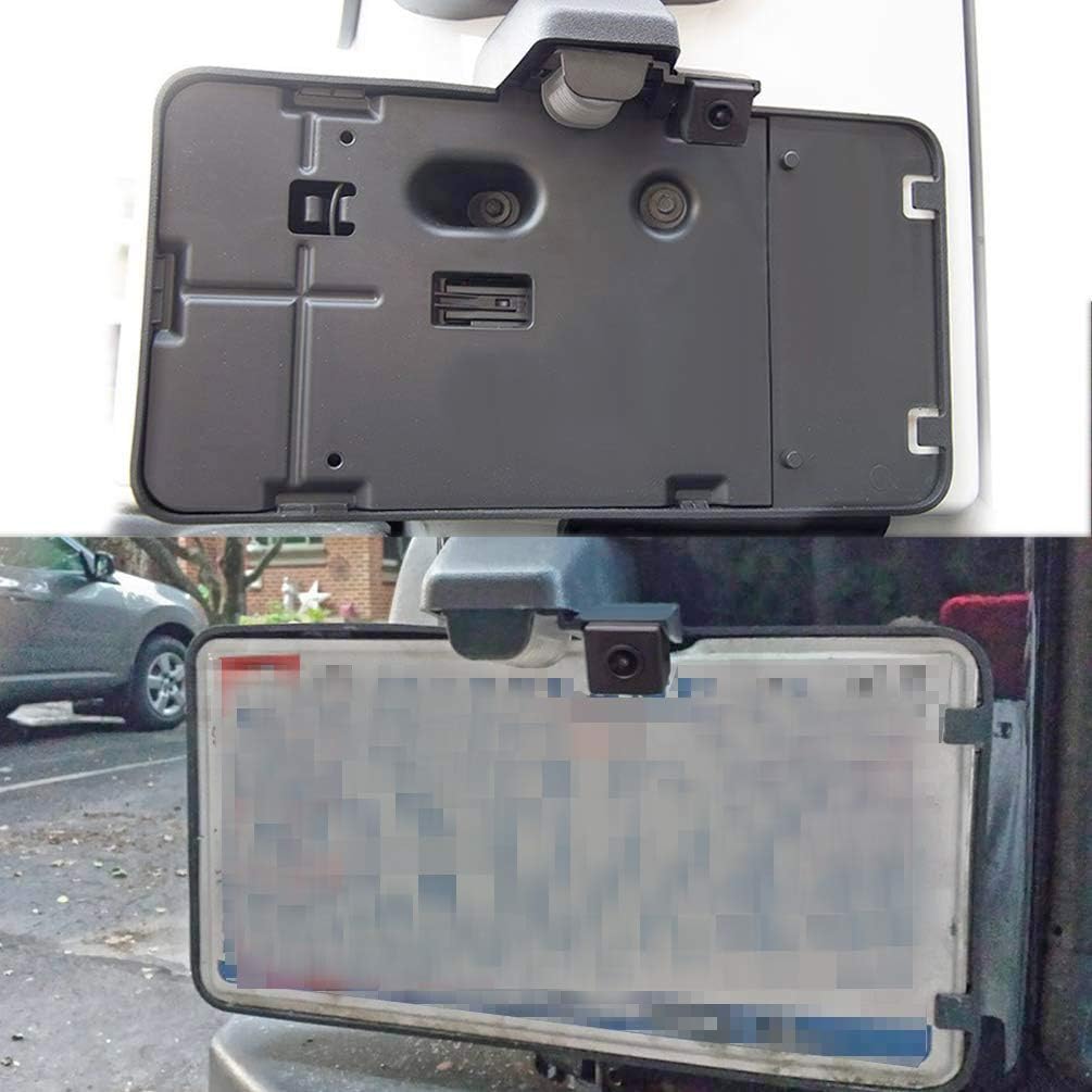 Caméra de recul EW-004KIT pour plaque d'immatriculation avec feu de gabarit pour Jeep Wrangler