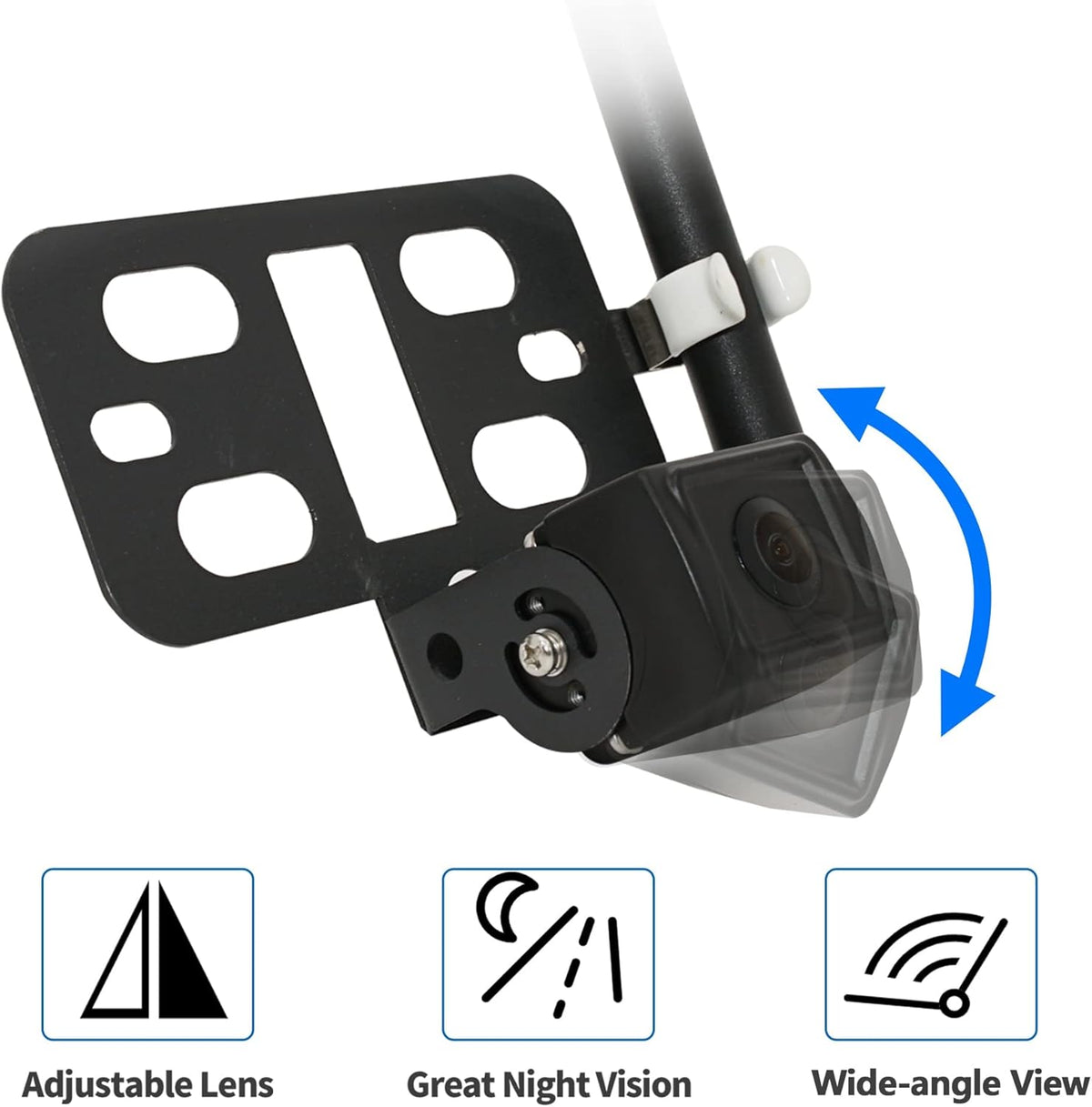 Caméra de recul sans fil WiFi EW-U001 pour camping-car/remorque avec support