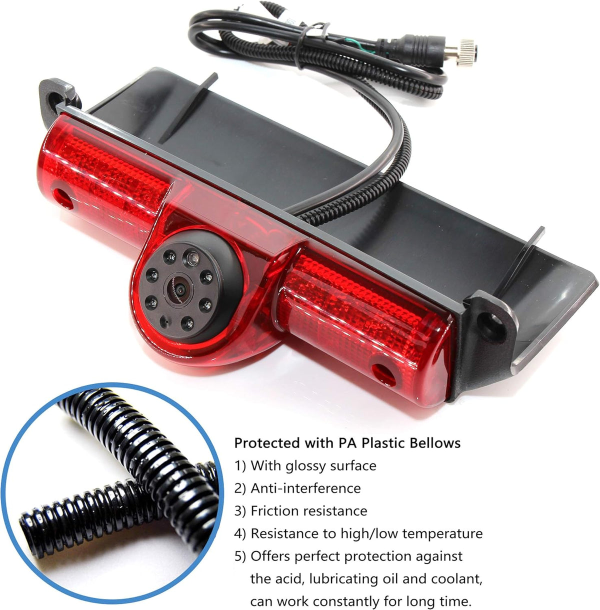 Third Brake Light Backup Camera
For GMC Savana & Chevrolt Express Explorer Van 2003-2016