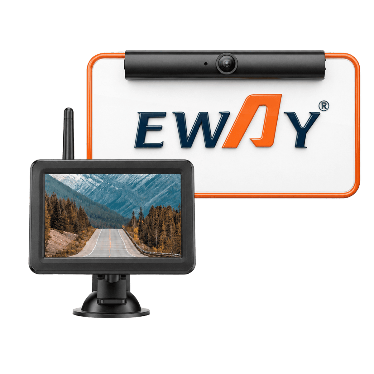 Wireless Rechargeable License Plate Backup Camera