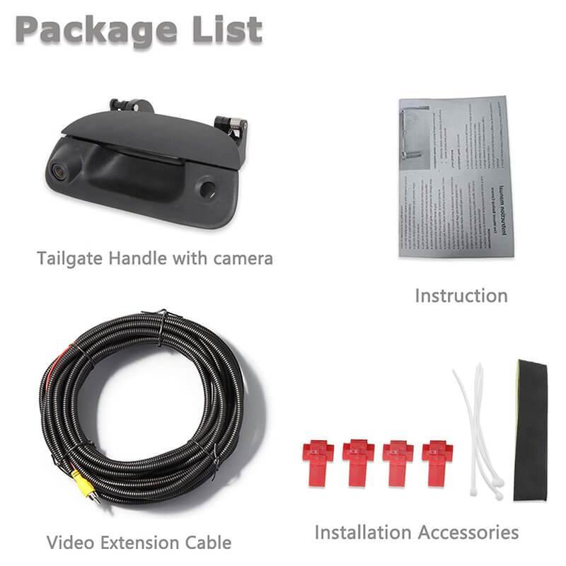 EW-T106 Ford F150 Back-up Camera Trucks Tailgate Handle Camera Mounting