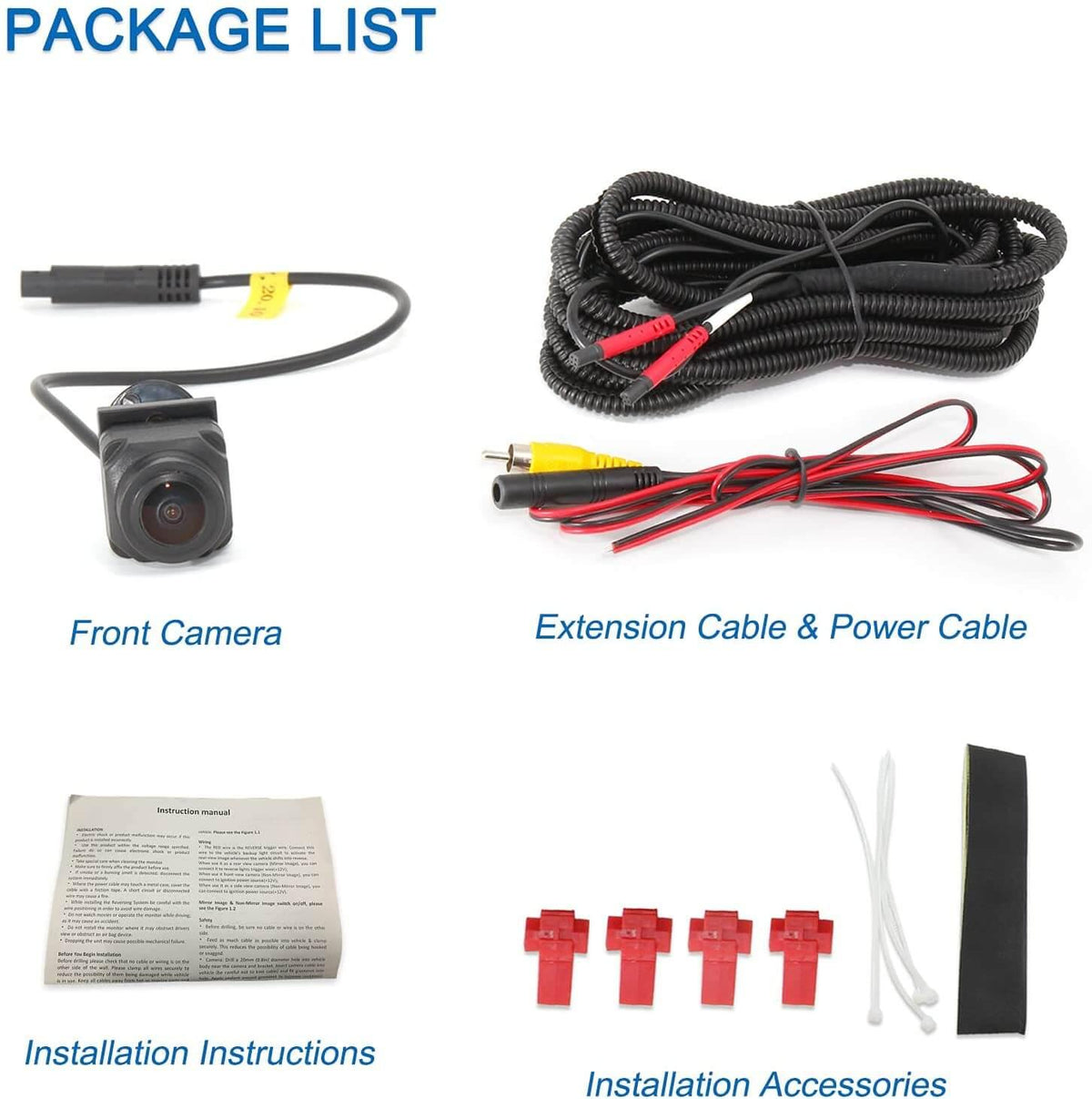 EW-001 Jeep Wrangler JL Front View Camera